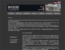Tablet Screenshot of hsb-electronics.de